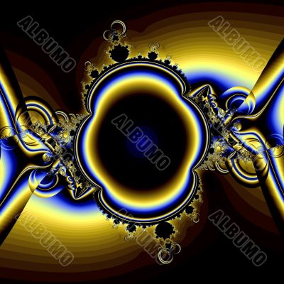 an abstract design