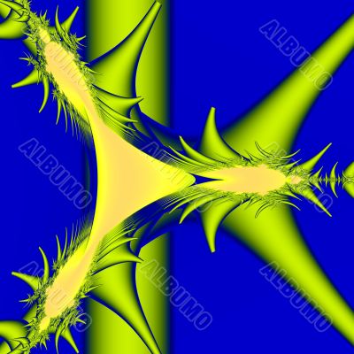 an abstract design