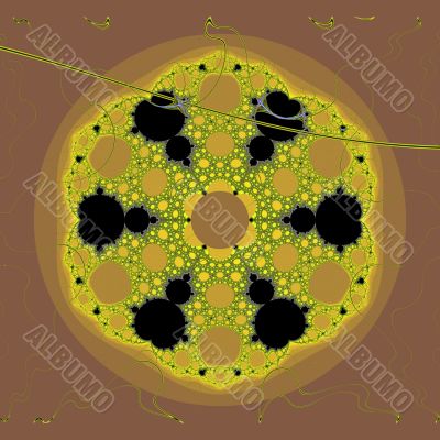 an abstract design