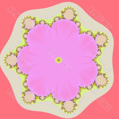 an abstract design