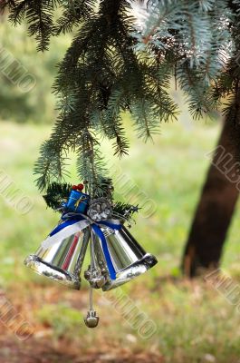 Outdoors Christmas tree decoration