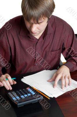 accountant at work