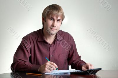 accountant at work