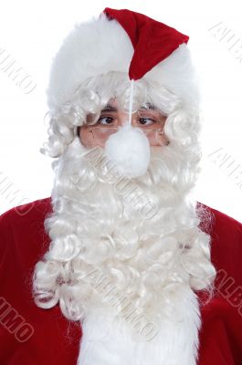 cross-eyed Santa Claus