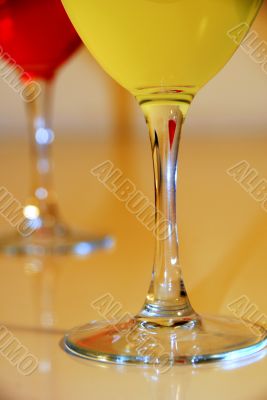 Celebrate with Drinks in Wine Glasses