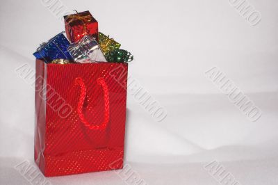 Christmas Presents in the Snow
