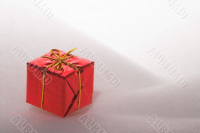 Christmas Present Gift Box in the Snow Christmas Present Gift Box in the Snow