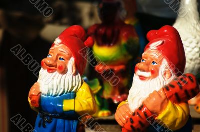 Clay gnomes Clay gnomes