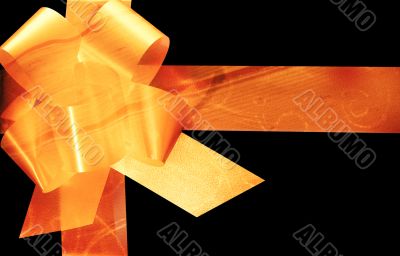 Yellow  ribbon and bow