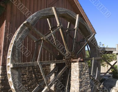 Mill Wheel with Lights