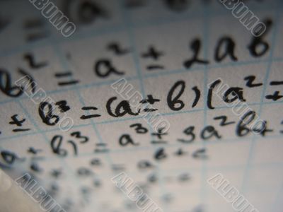 Mathematical formulas