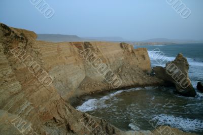 cathedral after earthquake, Paracas, Peru