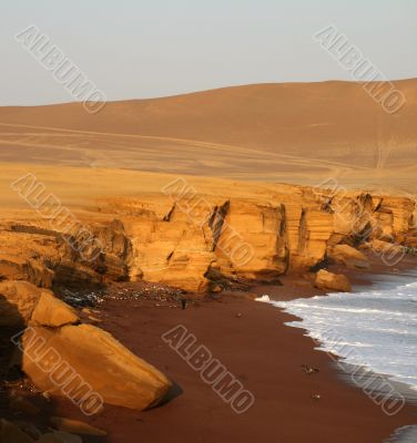 Red Beach in Peru