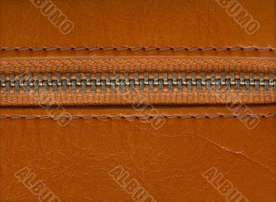 fashion material with zipper fastener
