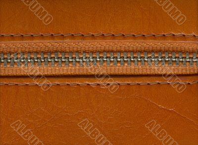 fashion material with zipper fastener