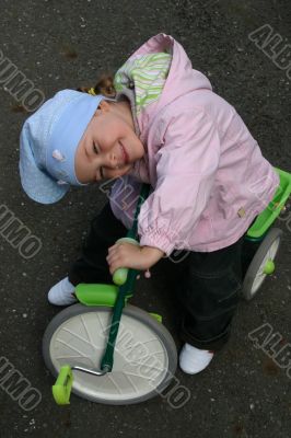 Child on walk