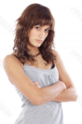 attractive young casual girl