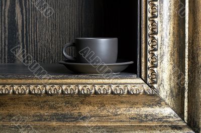 Cup and frame Cup and frame