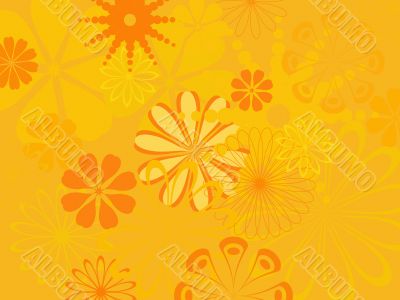 Abstract flower pattern