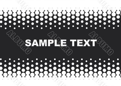 halftone background in black and white