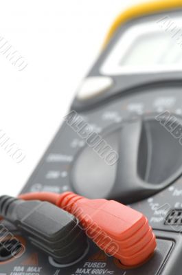 Digital multimeter close up