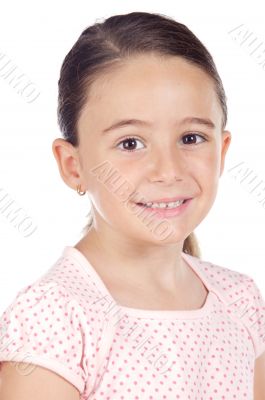adorable girl smiling
