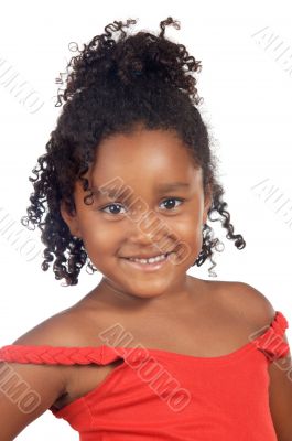 adorable girl smiling