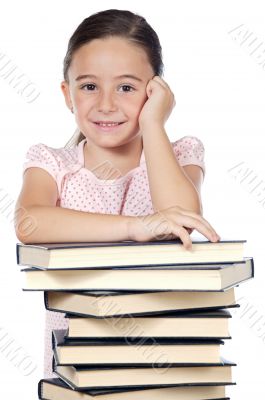 adorable girl studying adorable girl studying