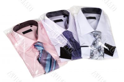 Three man`s shirts