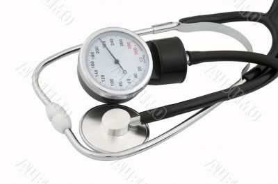 Stethoscope and tonometer