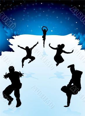 christmas party people christmas party people