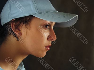  girl in a cap - 1