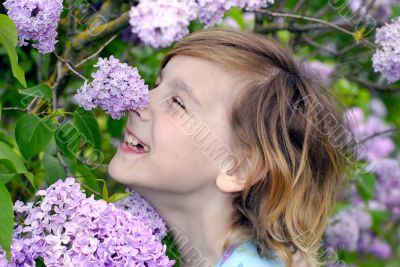 happiness in lilac