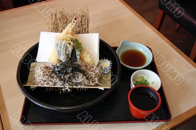 Udon and tempura