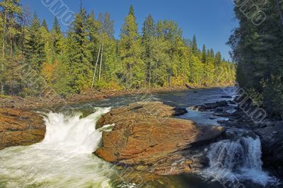 Rough stream. Rough stream.