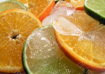 Citrus with ice Citrus with ice
