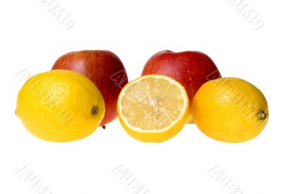 Apple and lemon Apple and lemon