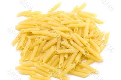 pasta on white