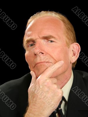 Pondering Businessman