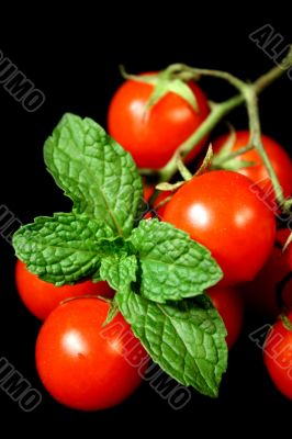 Cherry Tomatoes And Mint