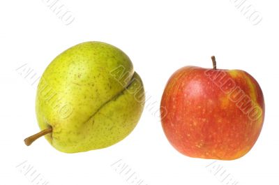 Apple and pear Apple and pear
