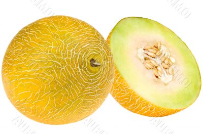 Fresh yellow melon