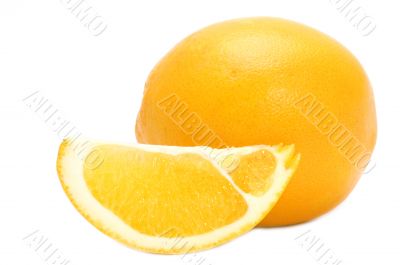 orange and orange segment
