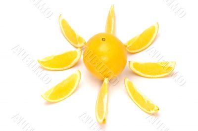 orange sun