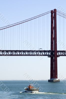 25th of April bridge in Lisbon