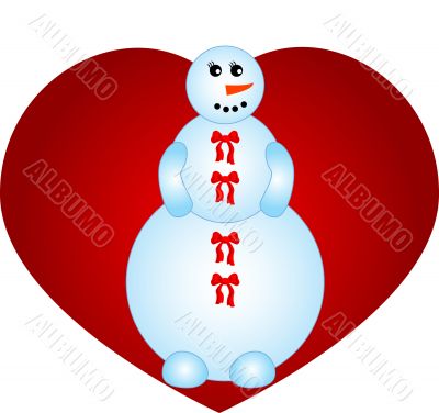 Smailing snowman