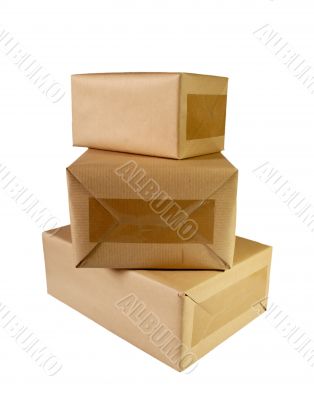 Brown boxes
