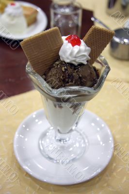 Ice cream sundae