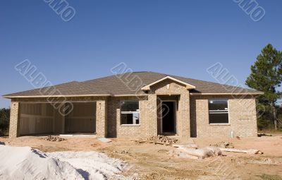 New Tan Brick Construction New Tan Brick Construction