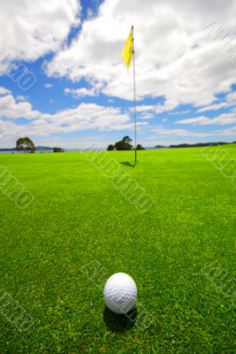 Green on beautiful Golf Course